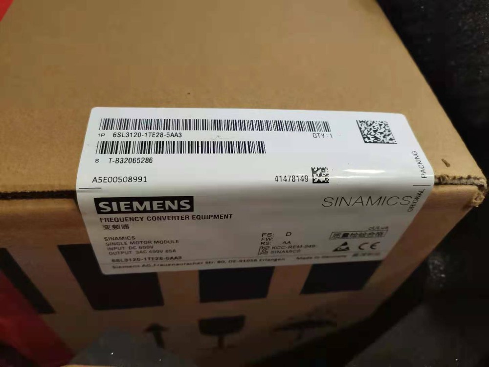 New Sealed Siemens 6SL3120-1TE28-5AA3 6SL3 120-1TE28-5AA3 Expedited Shipping