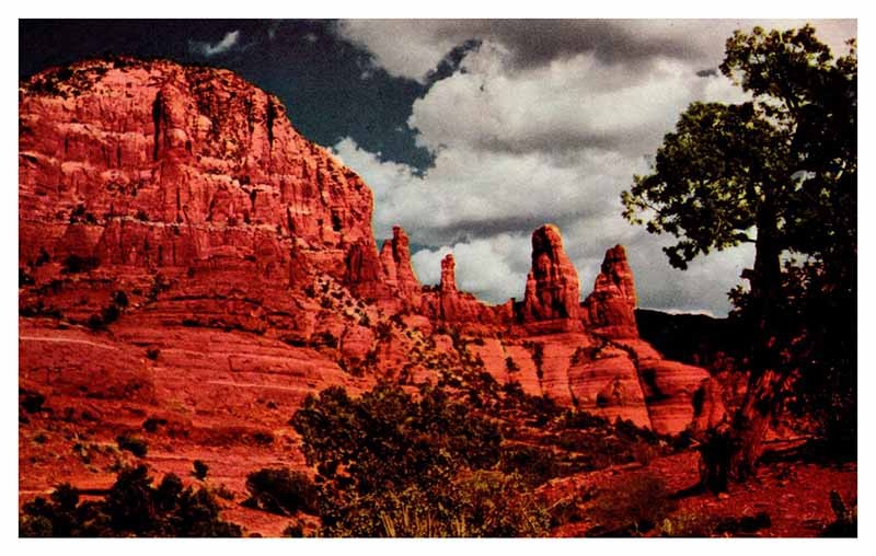 Postcard MOUNTAIN SCENE Flagstaff Arizona AZ m/09 AS3133
