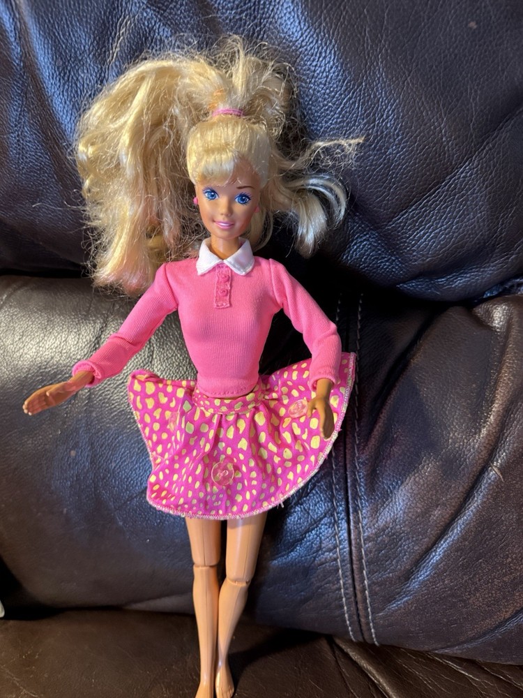 Workin Out Barbie Mattel 1996 Nude Doll Only Articulated Movable Waist
