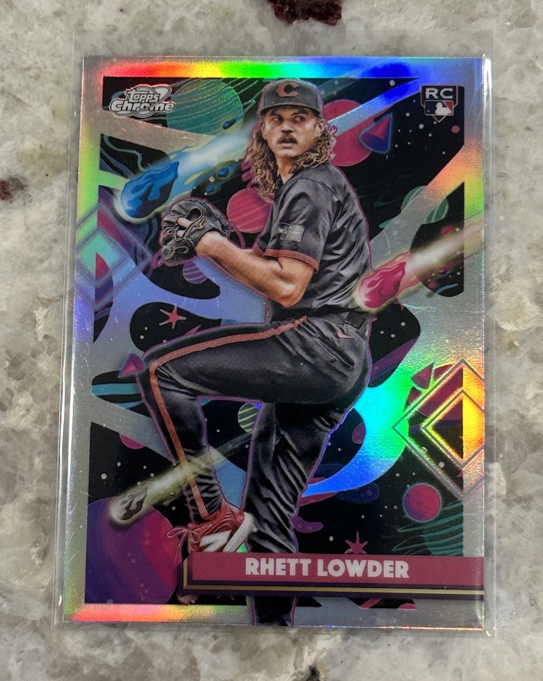 2025 Topps Cosmic Chrome #50 Rhett Lowder Refractor (RC) Cincinnati Reds