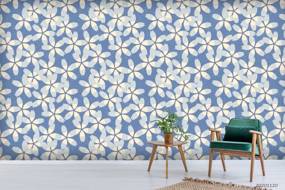 3D Japanese Style Abstract Pattern Wall Murals Wallpaper Murals Wall Sticker