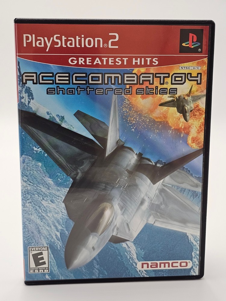 Sony Playstation 2 PS2 Ace Combat 4 Disc + Case Cleaned & Tested-image