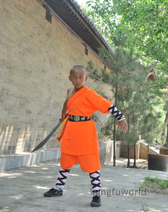 kungfuworld Shaolin Monk Kung fu Uniform Martial arts wushu Tai chi Clothes