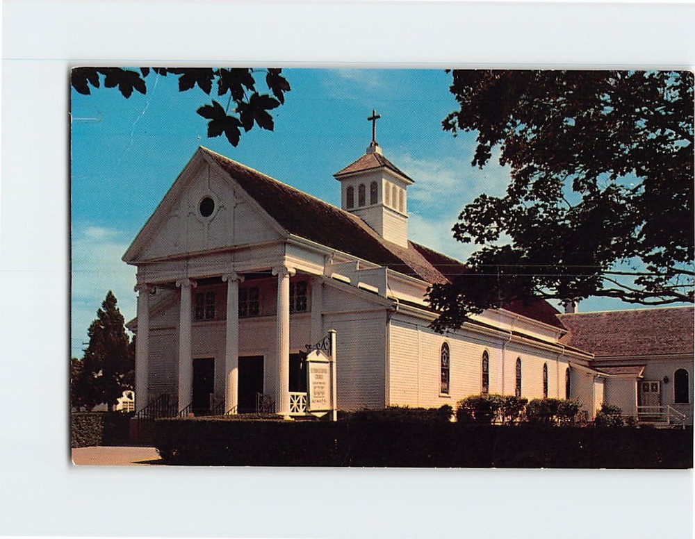 Postcard St. Francis Xavier Church Hyannis Cape Cod Massachusetts USA