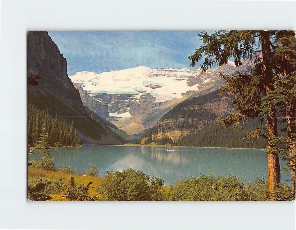 Postcard Lake Louise & Victoria Glacier Canadian Rockies Lake Louise Canada