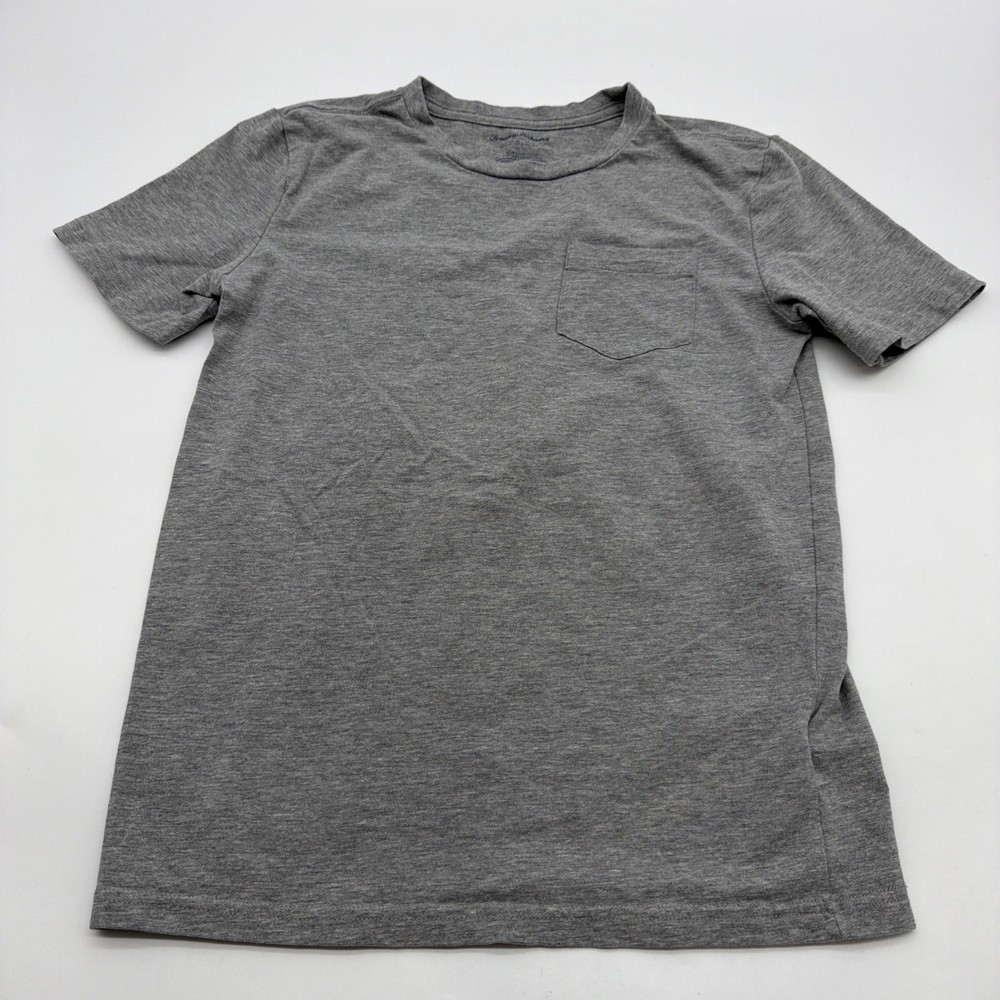 Tommy Bahama T-shirt Boys L 10/12 Y Gray  Pocket Logo .#46785