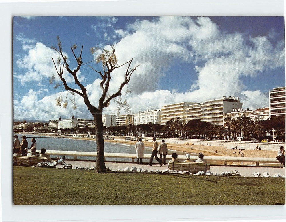 Postcard Promenade de la Croisette in Cannes France