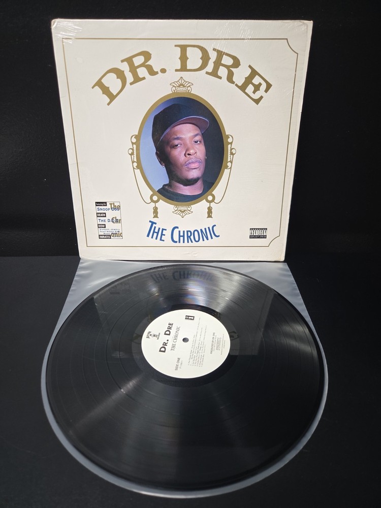 Dr. Dre The Chronic Lp Vinyl OG 1990s Early Press W/Shrink EX/VG++ Wax
