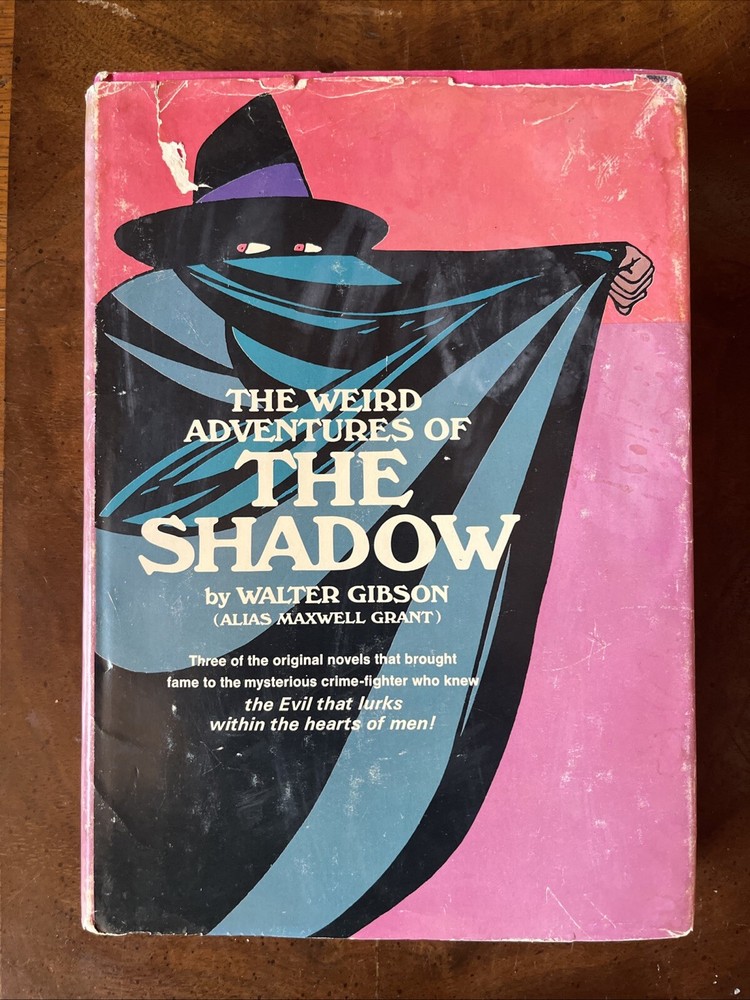 The Weird Adventures of The Shadow by Walter Gibson (Grosset & Dunlap, HC, 1966)