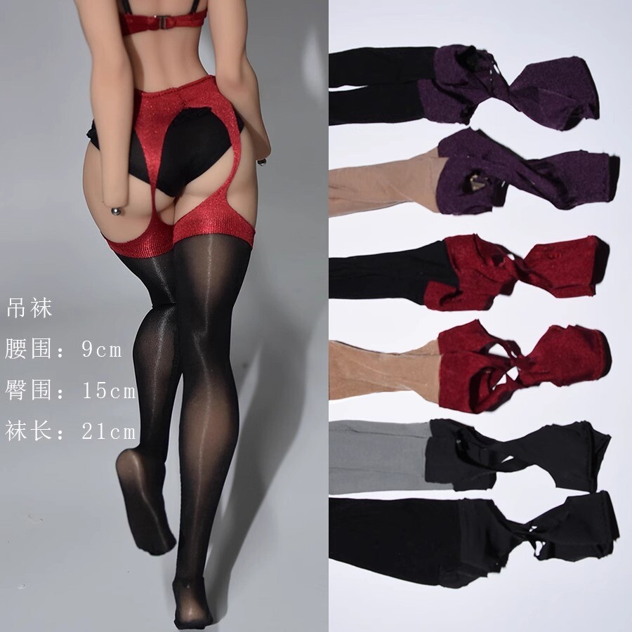 1/6 Scale Female Sexy Garter Socks Model For 12 
