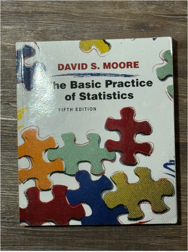 BK: The Basic Practice of Statistics, 5th Ed , David S. Moore (Paperback) w/CD