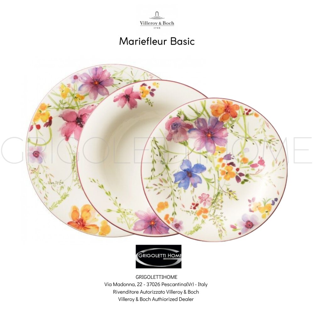 Villeroy & Boch - Mariefleur Basic - Plates 18 Pieces 6 People - Retailer