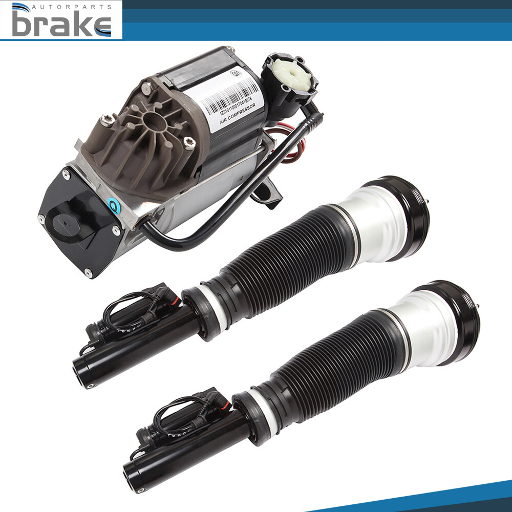 Mercedes W220 S320 S430 S500 S600 Front Air Compressor Pump Shock Struts