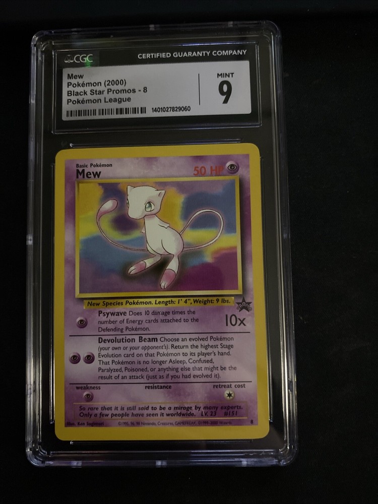 CGC 9 Mew Black Star Promo 8