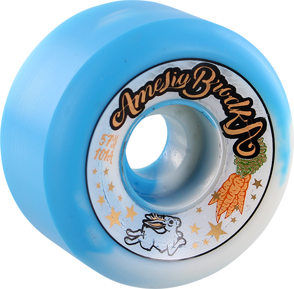 SPEEDLAB AMELIA BRODKA 57mm 101a BLU/WHT SWIRL WHEELS SET