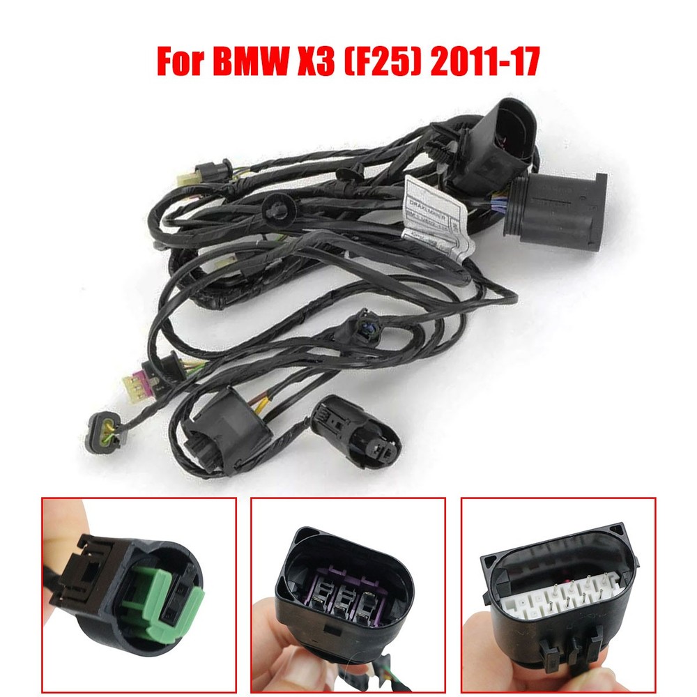 Front Bumper Parking Sensor Wiring Harness Fits BMW X3 F25 2011-2017 61129304728