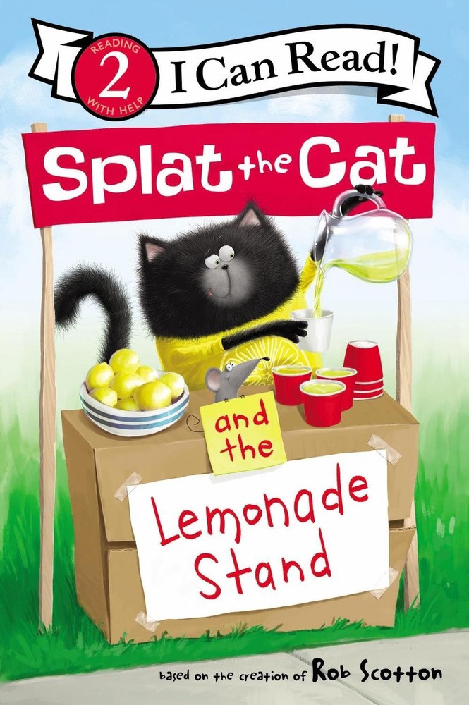 Splat the Cat and the Lemonade Stand by Rob Scotton (English) Paperback Book