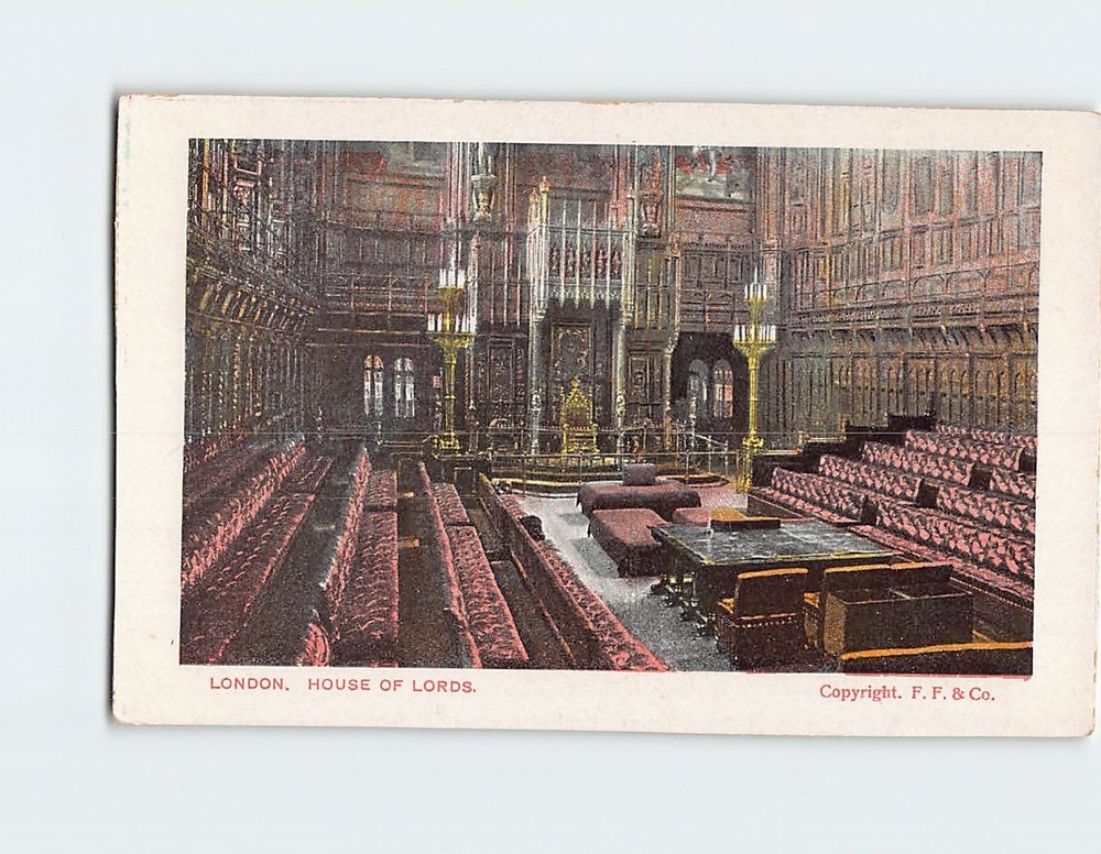 Postcard House Of Lords London England