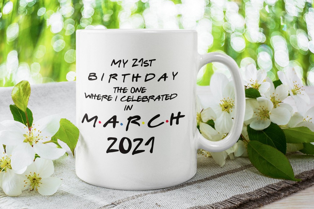Personalised Birthday Age And Month Mug For Friends 2021 Fast Uk Shipping!