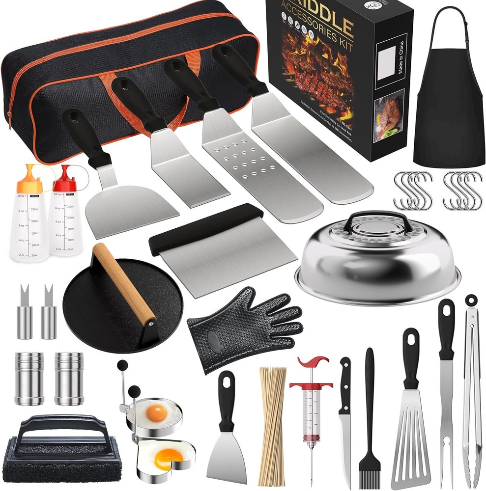 134-Piece Upgraded Griddle Accessory Kit for Blackstone Griddles