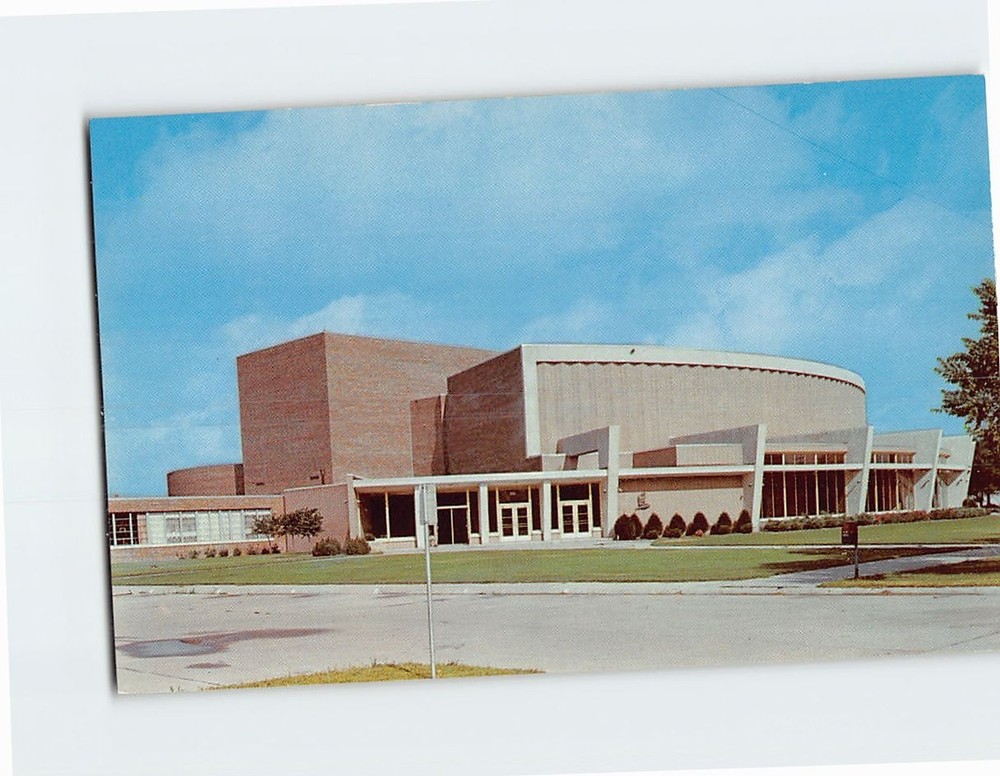 Postcard New Senior High School Grand Island Nebraska USA