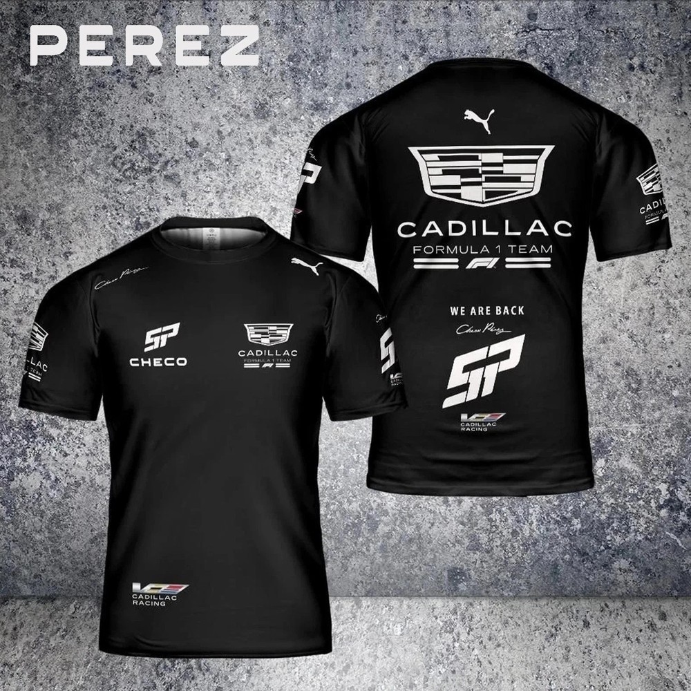 Cadillac1 F1 Team x Checo Perez Special 3D T-shirt, F1 Grand Prix Driver 2026