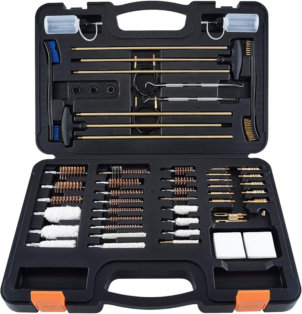 Universal Gun Cleaning Kit Shotgun Pistol Cleaning Kit Portable Carrying Case US