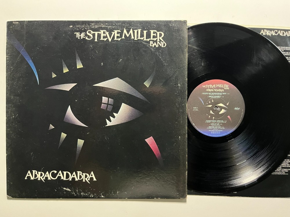The Steve Miller Band ABRACADABRA LP 1982 Capitol VG or Better Jacksonville-image
