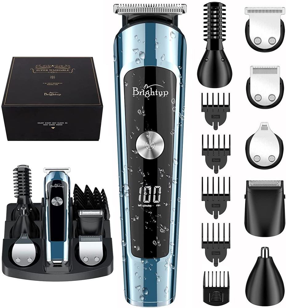 Beard Trimmer for Men, Waterproof Trimming Kit, Electric Shaving, Personal Care