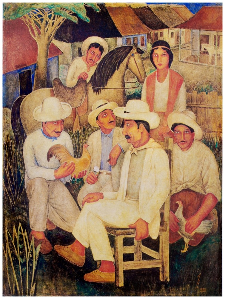 Decor Poster. Fine Graphic Art. Country gathering scene. Home Wall Design. 1343