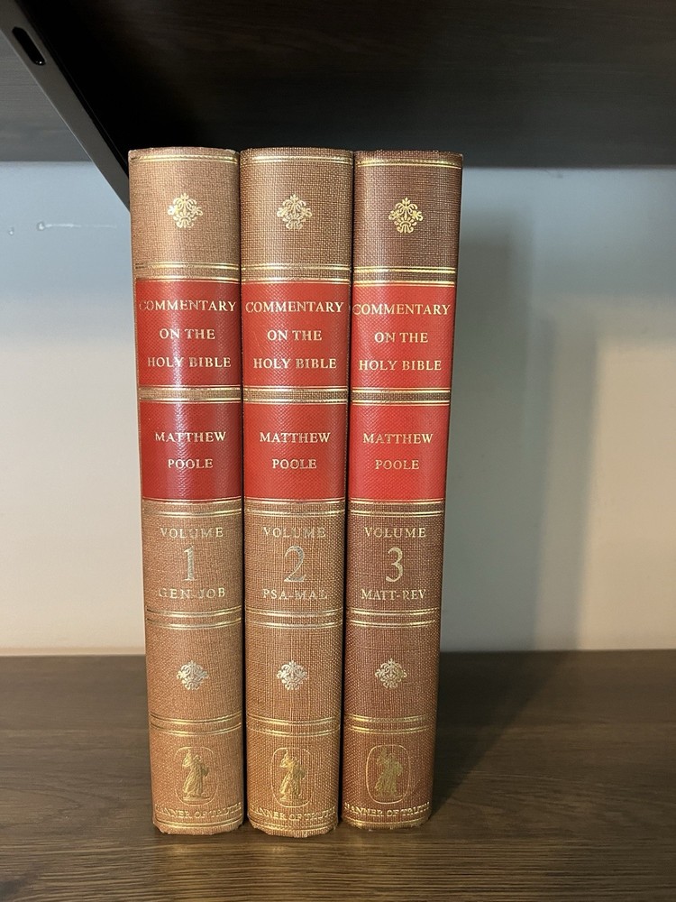 Matthew Poole Commentary 3 Volumes Banner of Truth