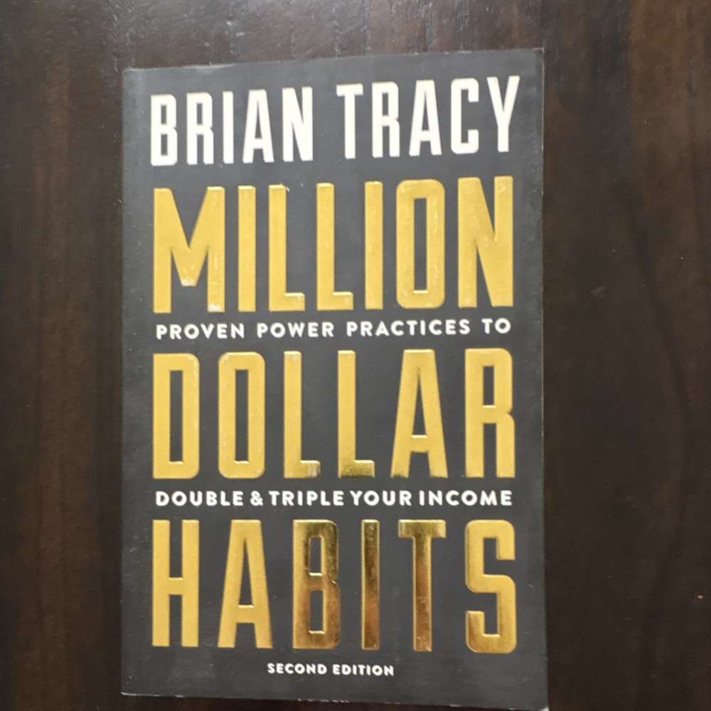 Brian Tracy Million Dollar Habits Second Edition Trade Paperback Success Book