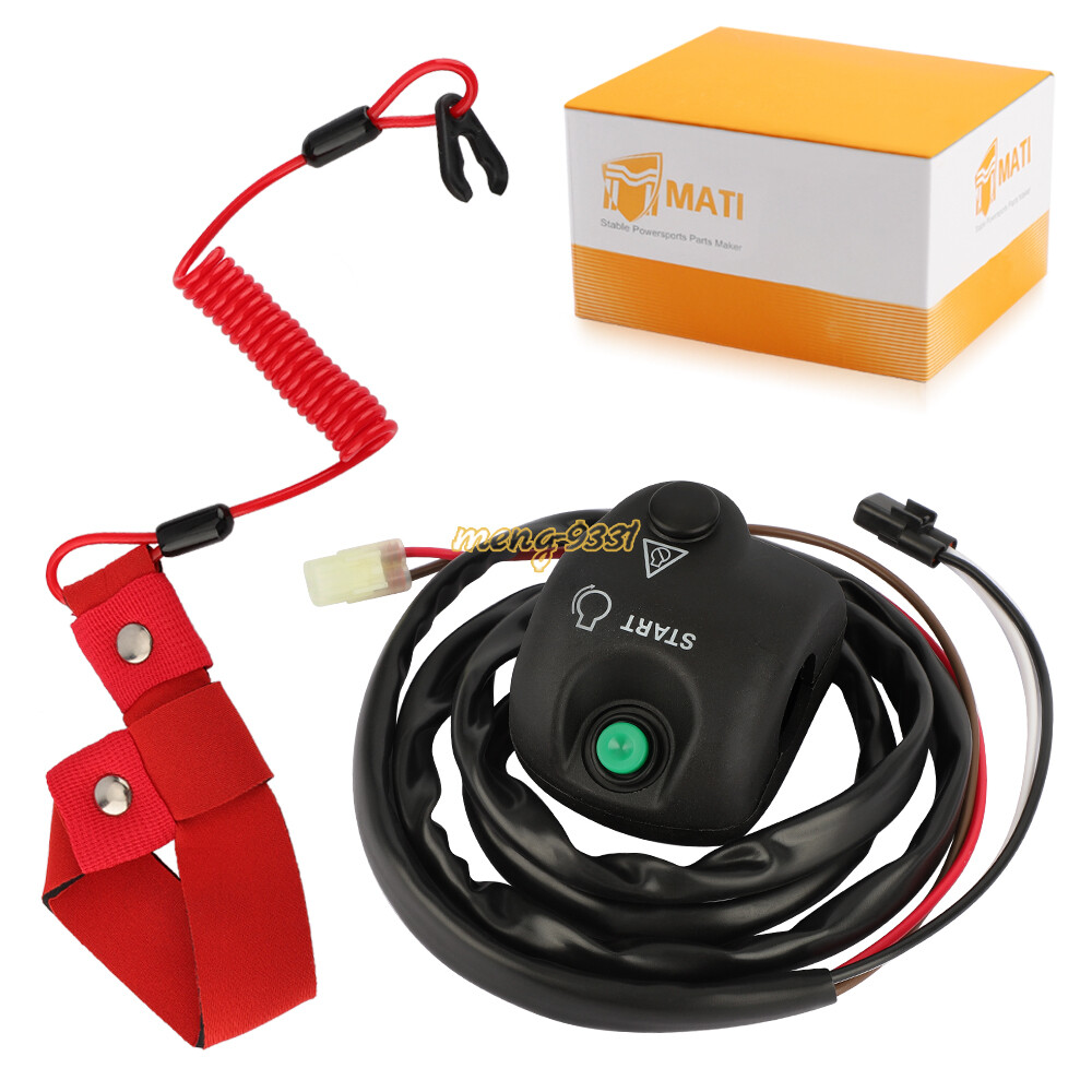 Handlebar Start Kill Switch Box w/Lanyard for Yamaha WaveRunner GA7-68310-01-00