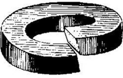 AMZ 50-Pack 7mm DIN 127 Metric Zinc Lock Washers for Secure Fastening