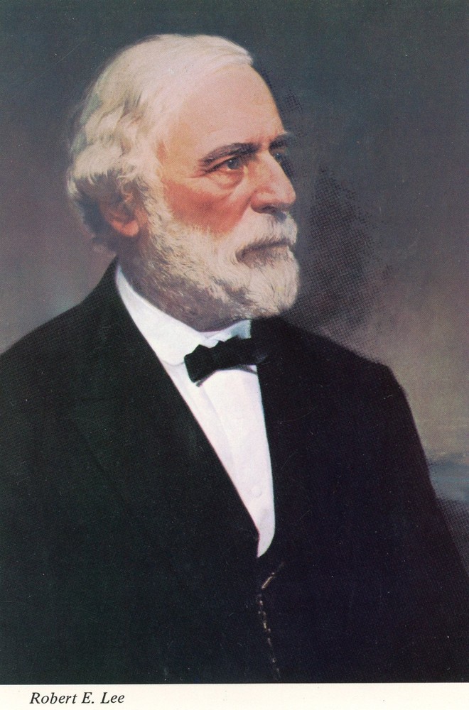 Robert E. Lee (1807-1870) as Civilian, Portrait by John Dabour --POSTCARD