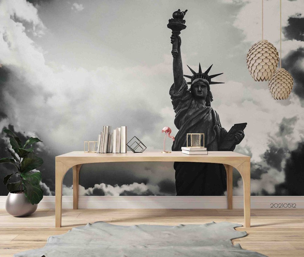 3D Liberty Statue Wall Murals Wallpaper Murals Wall Sticker 10
