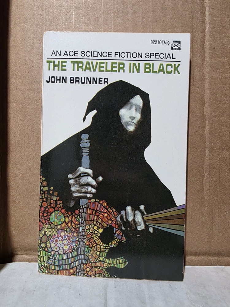 John Brunner THE TRAVELER IN BLACK paperback 1971 vintage #A40871