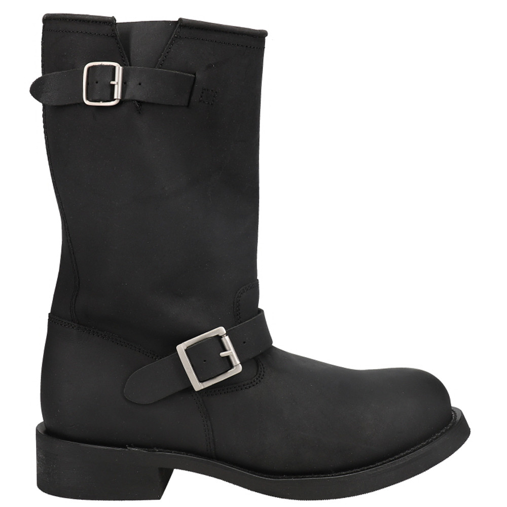 Dingo Rob Round Toe Motorcycle  Mens Black Casual Boots DI19040