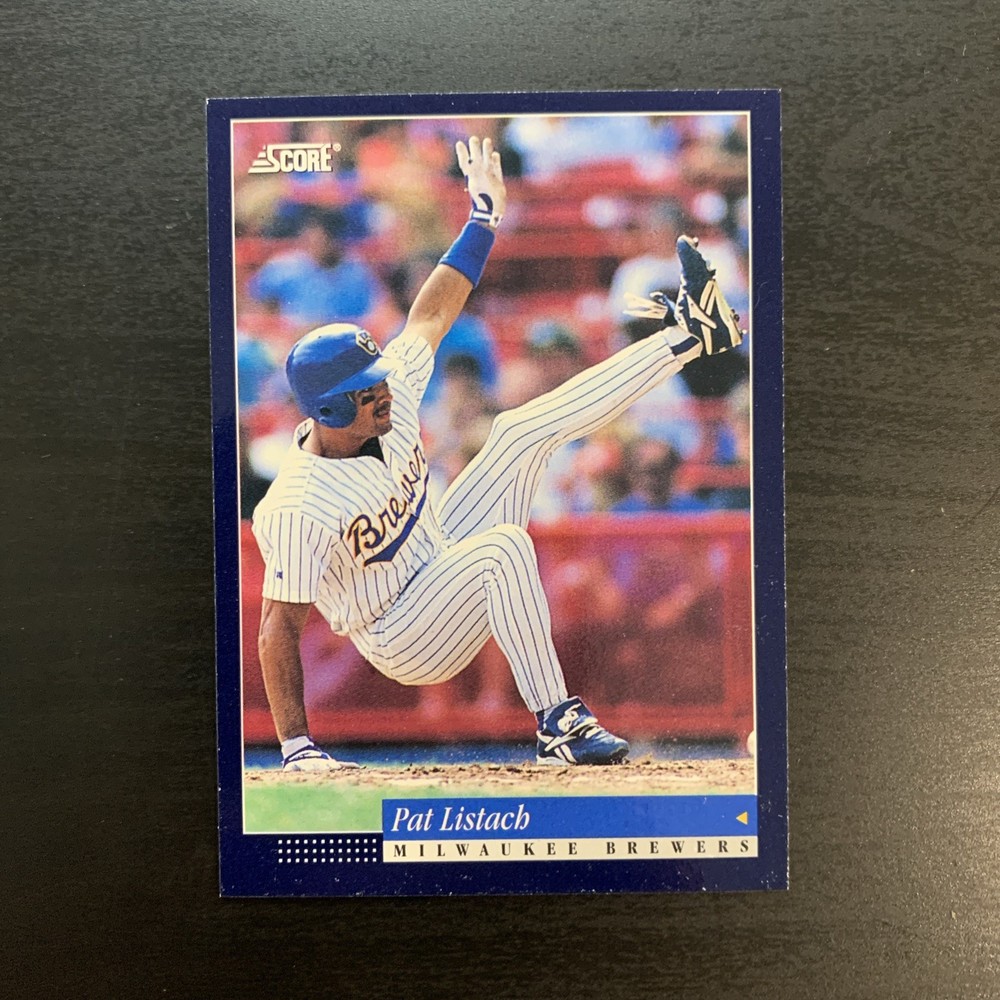 PAT LISTACH 1994 Score Card #371 Brewers