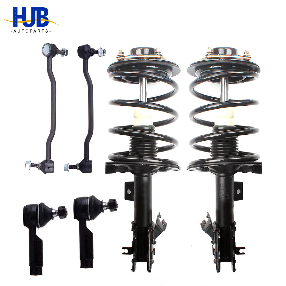 2004-2008 Nissan Maxima Front Struts Springs Sway Bar Outer Tie Rods