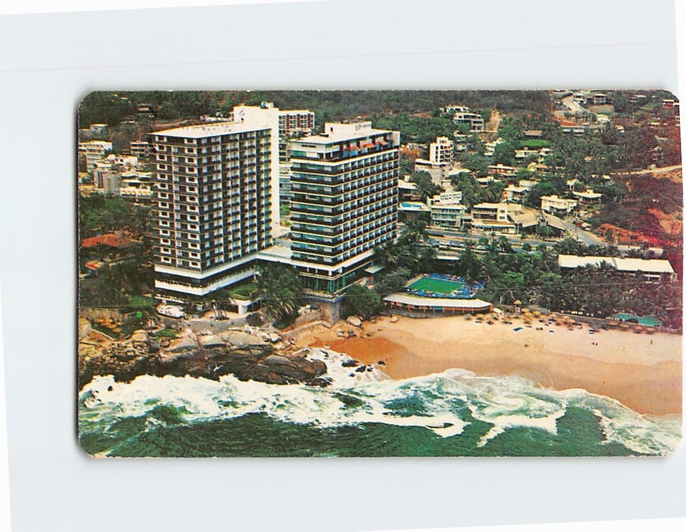 Postcard Hotel Presidente Acapulco Guerrero Mexico