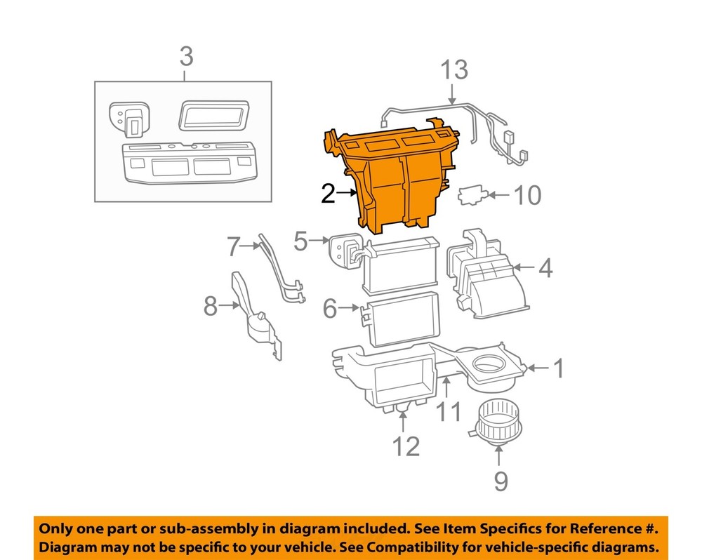 CHRYSLER OEM 08-20 CV Evaporator Heater Components-Air Distributor 68127807AC