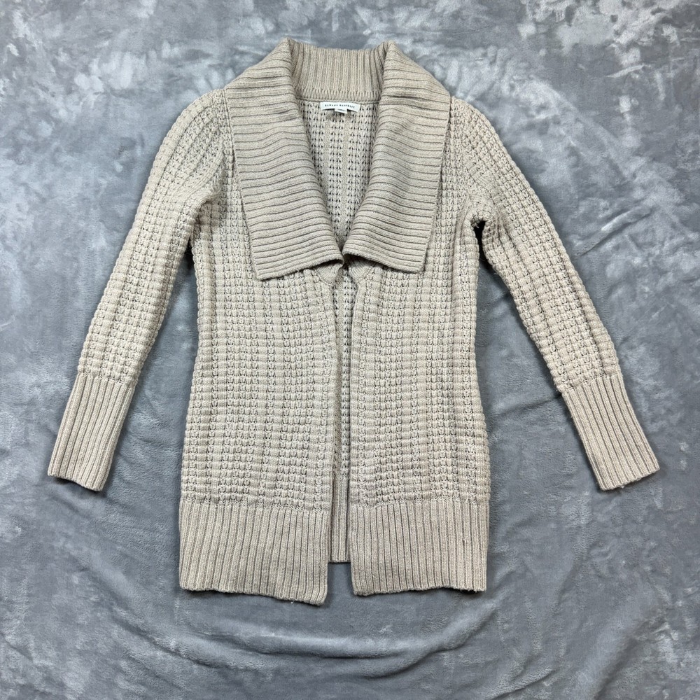 Banana Republic Petite Beige Wool Alpaca Cardigan Long Sleeve Small Womens Knit