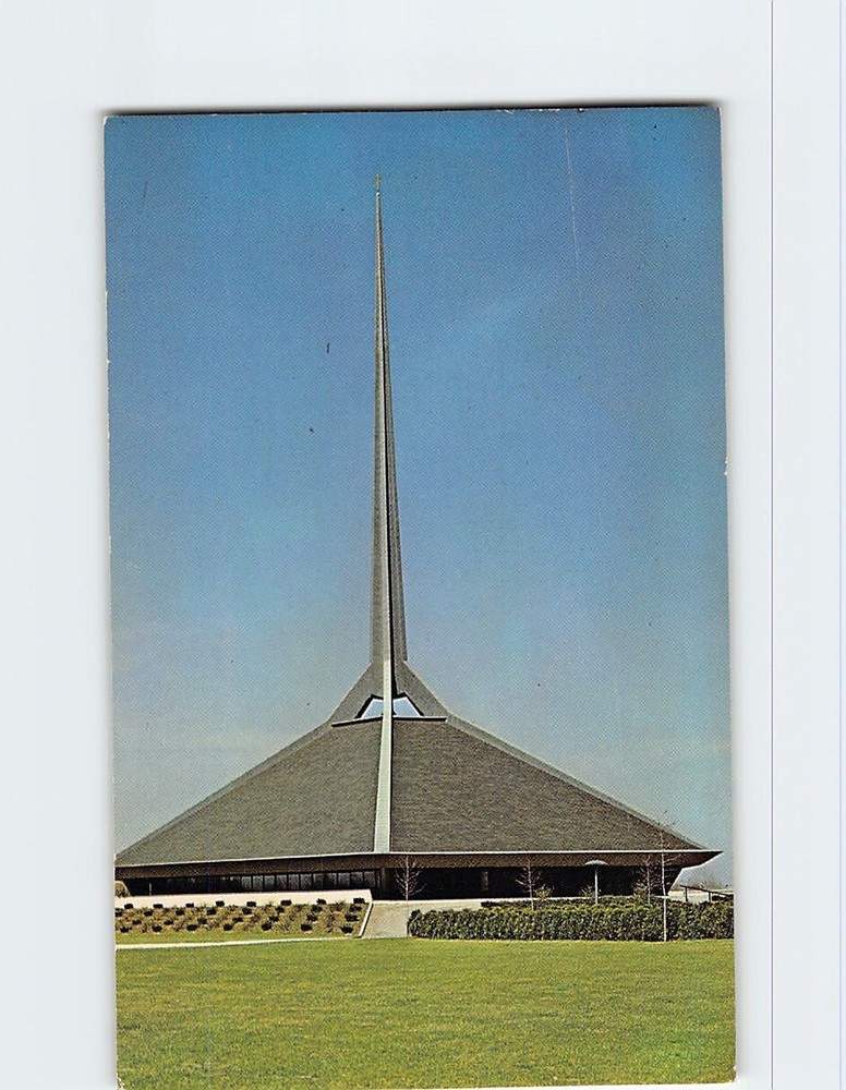 Postcard North Christian Church Columbus Indiana USA