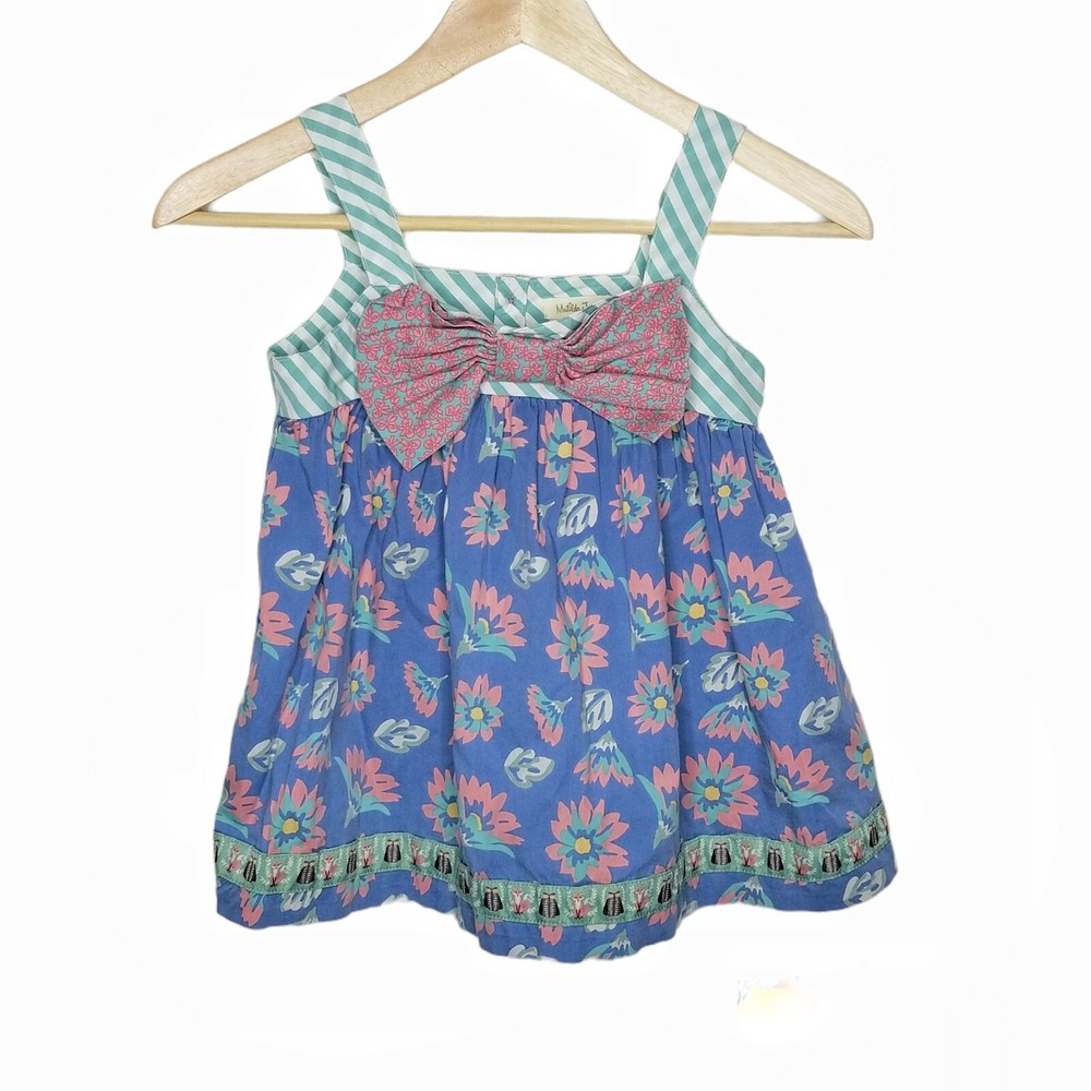 Matilda Jane Size 8 Fairy Wand Tunic Tank Top Bow Shirt Once Upon A Time #2862