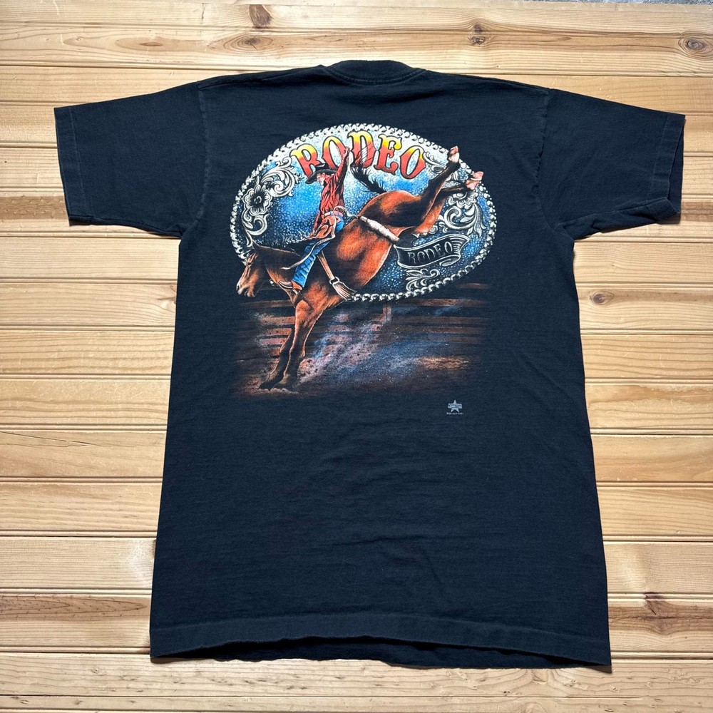 Vintage 90s Billy Bob's Fort Worth Texas Nightclub Cowboy Rodeo Western T-Shirt