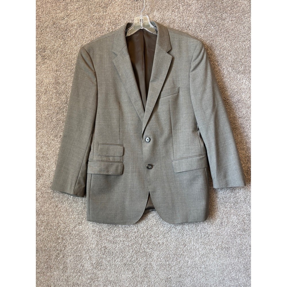 Hugo Boss Reda Super 110s Wool Blazer Grey Sharkskin 40S