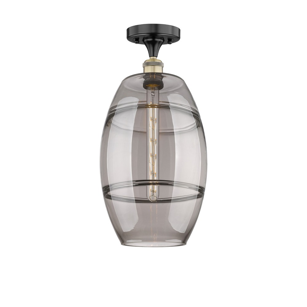 Innovations Lighting Vaz Black Antique Indoor Ceiling Fixture 616-1F-19-10-Vaz  