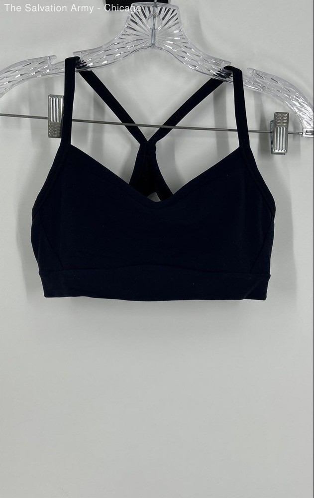 Athleta Womens Blue Sleeveless Pullover Activewear Sports Bra Size Small