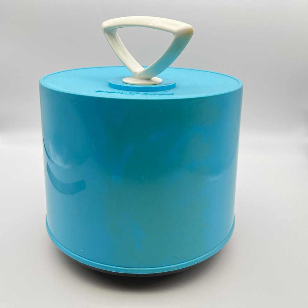 Disk-Go-Case Vintage 45rpm Vinyl Record Storage Container Blue